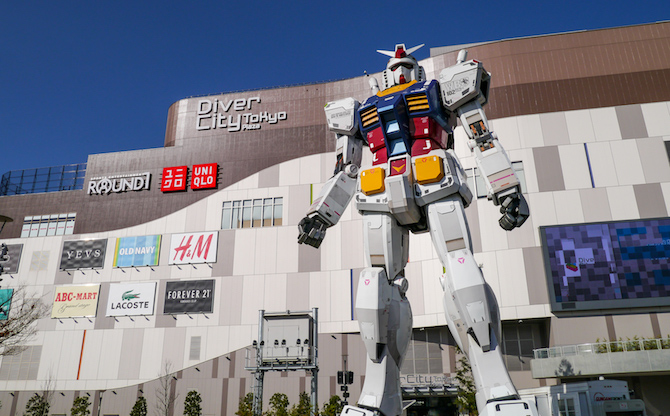 Gundam a Odaiba